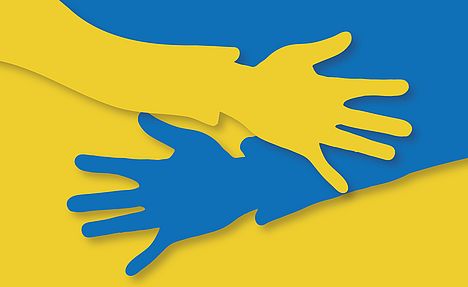 Symbolbild Hilfe für die Ukraine