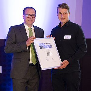Frank Dostmann mit Joel Mann