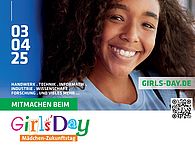 Ausschnitt aus dem Plakatmotiv zum Girls' Day 2025