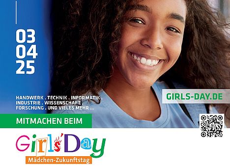 Ausschnitt aus dem Plakatmotiv zum Girls' Day 2025