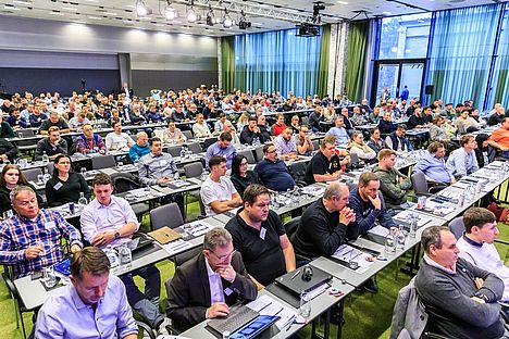 Die Teilnehmer beim Technik-Seminar