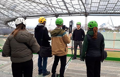 Making-of-Bild Shooting im Olympiastadion