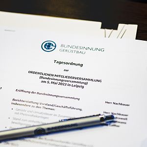 Detailaufnahme Tischauslage
