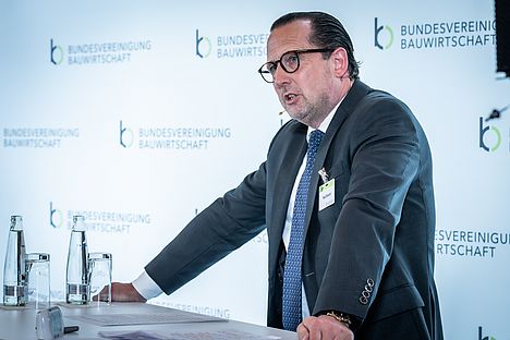 Marcus Nachbauer beim Jahresempfang der BVB