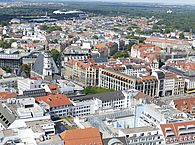 Stadtansicht vom Leipzig