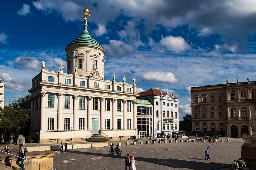Ansicht des Hauptplatzes von Potsdam