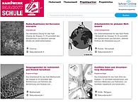 Screenshot: Gerüstbau-Inhalte auf Handwerk macht Schule