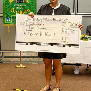 Ehrung des besten Prüflings - Linda Aßmann