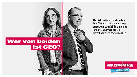 Motiv aus der neuen Handwerkskampagne
