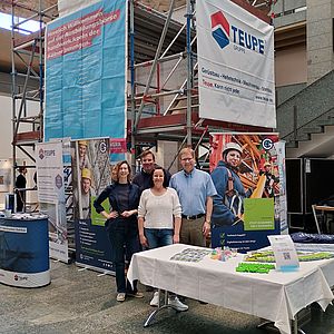 Das Team am Stand der Bundesinnung