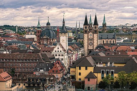 Stadtansicht von Würzburg
