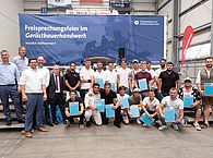 Gruppenbild von der Freisprechungsfeier