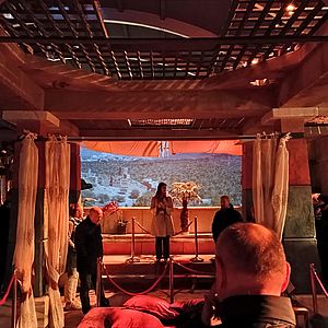 Beim abschließenden Ausflug in der Bavaria Filmstudois