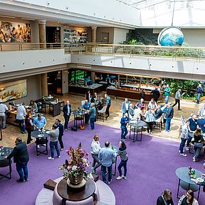 Blick ins Hotelfoyer