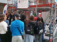 Andrang am Stand der Bundesinnung auf der Azubibörse im Kölner Rathaus