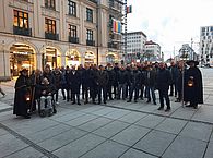 Gruppenfoto von der Nachtwächterführung 