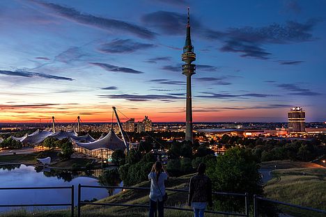 Blick über den Olympiapark in München