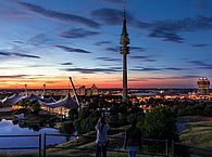 Blick über den Olympiapark in München