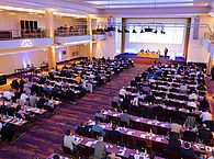 Blick in den Saal bei der Bundesfachtagung Gerüstbau 2025