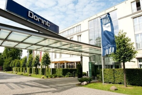 Außenansicht des Dorint-Hotels in Potsdam